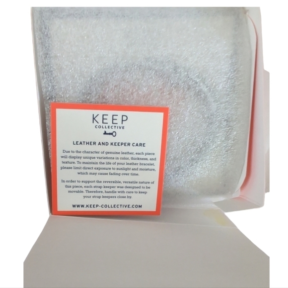 NIB Keep Collective Leather Snake Print Bracelet - Picture 5 of 6